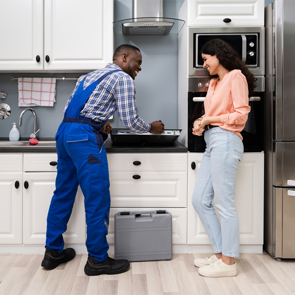can you provide an estimate for cooktop repair before beginning any work in Phelps